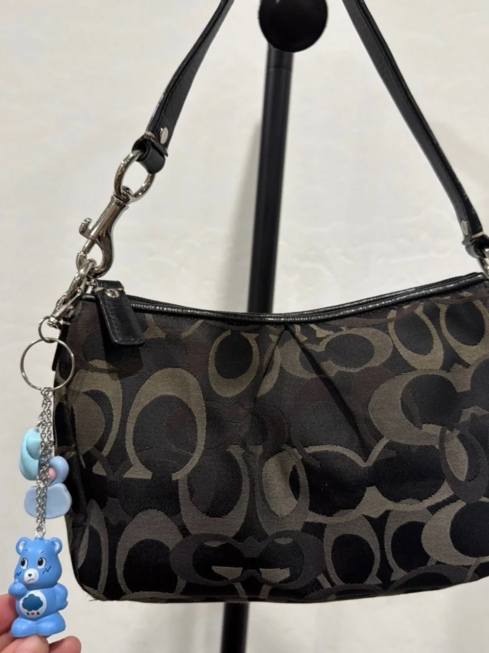 Coach Chelsea Optic Signature Demi Pouch Bag